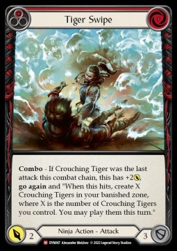 Tiger Swipe (Regular) - Dynasty