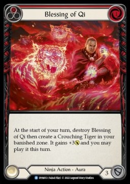 Blessing of Qi (Red) (Regular) - Dynasty