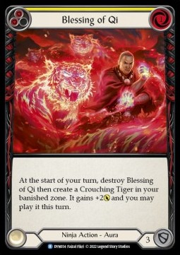 Blessing of Qi (Yellow) (Regular) - Dynasty