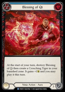 Blessing of Qi (Blue) (Regular) - Dynasty