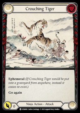 Crouching Tiger (Rainbow Foil) - Dynasty