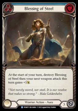 Blessing of Steel (Blue) (Regular) - Dynasty