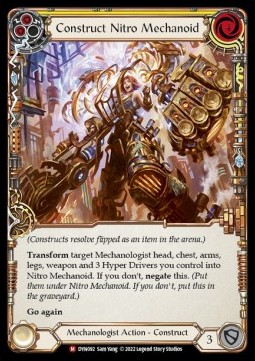 Construct Nitro Mechanoid // Nitro Mechanoid (Rainbow Foil) - Dynasty