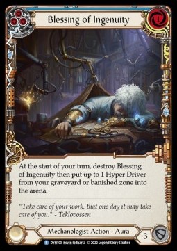 Blessing of Ingenuity (Blue) (Regular) - Dynasty