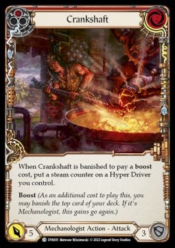 Crankshaft (Red) (Rainbow Foil) - Dynasty