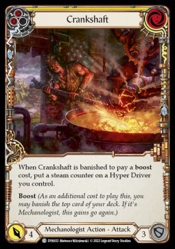 Crankshaft (Yellow) (Rainbow Foil) - Dynasty