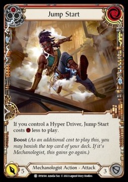 Jump Start (Red) (Rainbow Foil) - Dynasty