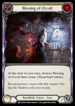 Blessing of Occult (Yellow) (Regular) - Dynasty