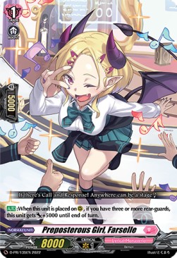 Preposterous Girl, Farselle [D Format] (V.2 - Promo) - D-Promos