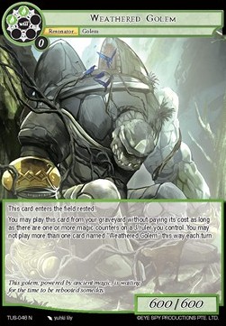 Weathered Golem - The Underworld of Secrets