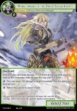 Windia, Member of the Twelve Sacred Knights - The Underworld of Secrets