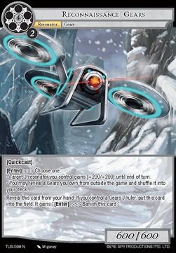 Reconnaissance Gears - The Underworld of Secrets
