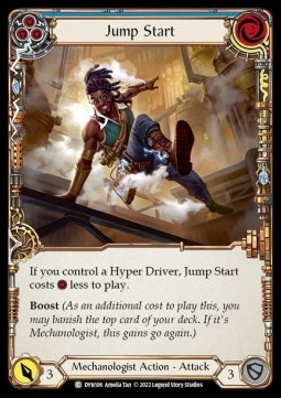 Jump Start (Blue) (Rainbow Foil) - Dynasty