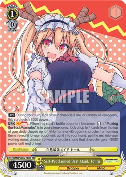 Self-Proclaimed Best Maid, Tohru (V.1 - Trial Deck) - Miss Kobayashi’s Dragon Maid