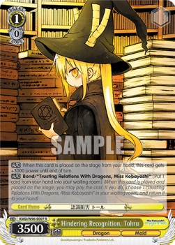 Hindering Recognition, Tohru (V.1 - Rare) - Miss Kobayashi’s Dragon Maid