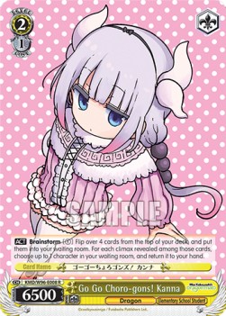 Go Go Choro-gons! Kanna (V.1 - Rare) - Miss Kobayashi’s Dragon Maid