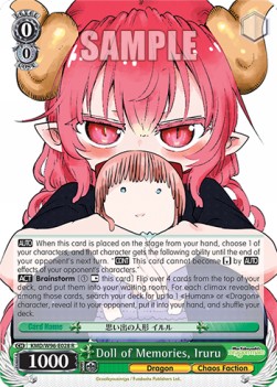 Doll of Memories, Iruru (V.1 - Rare) - Miss Kobayashi’s Dragon Maid