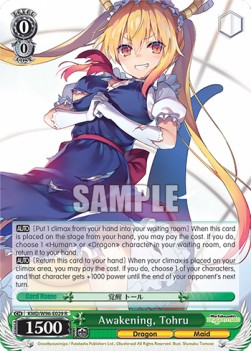 Awakening, Tohru (V.1 - Rare) - Miss Kobayashi’s Dragon Maid
