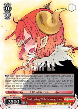 Co-Existing With Humans, Iruru (V.1 - Uncommon) - Miss Kobayashi’s Dragon Maid
