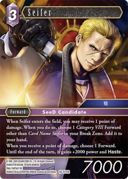 Seifer (18-075) (V.1) - Resurgence of Power