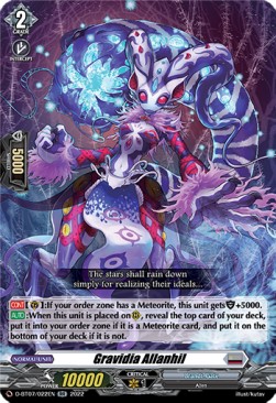 Gravidia Allanhil [D Format] (V.1 - Double Rare) - Raging Flames Against Emerald Storm