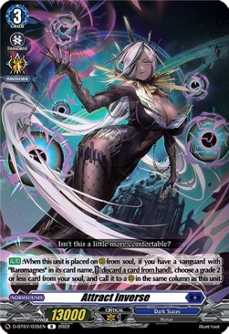 Attract Inverse [D Format] (V.1 - Rare) - Raging Flames Against Emerald Storm