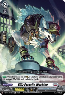 Blitz Security, Wachten [D Format] - Raging Flames Against Emerald Storm