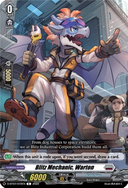 Blitz Mechanic, Warton [D Format] - Raging Flames Against Emerald Storm