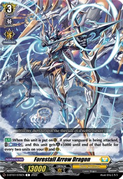 Forestall Arrow Dragon [D Format] - Raging Flames Against Emerald Storm