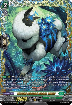 Sylvan Horned Beast, Alpin [D Format] (V.2 - Feature Rare) - Raging Flames Against Emerald Storm