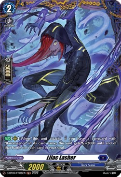 Lilac Lasher [D Format] (V.2 - Feature Rare) - Raging Flames Against Emerald Storm