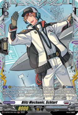 Blitz Mechanic, Schtart [D Format] (V.2 - Feature Rare) - Raging Flames Against Emerald Storm