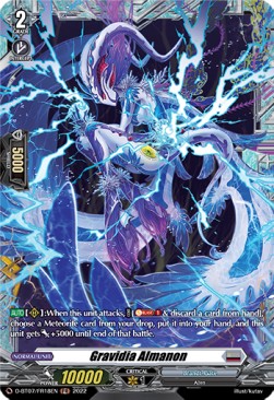 Gravidia Almanon [D Format] (V.2 - Feature Rare) - Raging Flames Against Emerald Storm