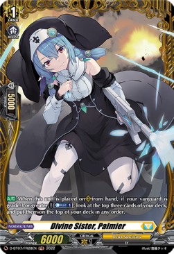 Divine Sister, Palmier [D Format] (V.2 - Feature Rare) - Raging Flames Against Emerald Storm