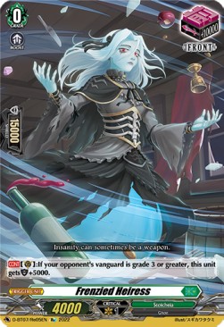 Frenzied Heiress [D Format] - Raging Flames Against Emerald Storm