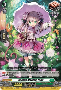 Serene Maiden, Lena [D Format] - Raging Flames Against Emerald Storm