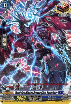 Terrifying Wicked Dragon King, Vamfrieze [D Format] - Raging Flames Against Emerald Storm