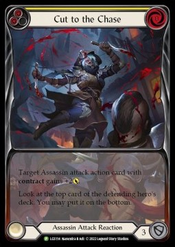 Cut to the Chase (Yellow) (Extended Art Rainbow Foil) - LGS Promos