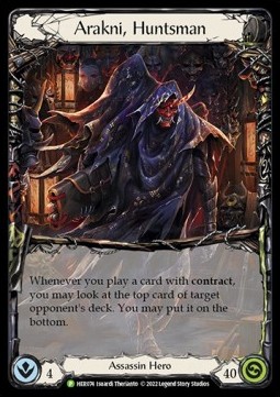 Arakni, Huntsman (Cold Foil) - Hero Promos