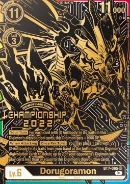 Dorugoramon (BT7-065) - Championship 2022 Promos