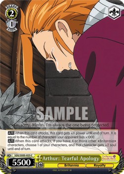 Arthur: Tearful Apology - The Seven Deadly Sins: Revival of The Commandments