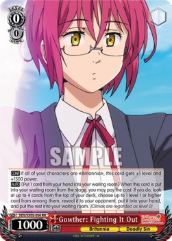 Gowther: Fighting It Out (V.1 - Double Rare) - The Seven Deadly Sins: Revival of The Commandments