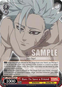 Ban: To Save a Friend - The Seven Deadly Sins: Revival of The Commandments