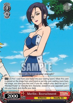 Merlin: Recruitment - The Seven Deadly Sins: Revival of The Commandments