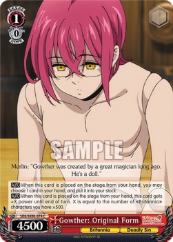 Gowther: Original Form - The Seven Deadly Sins: Revival of The Commandments