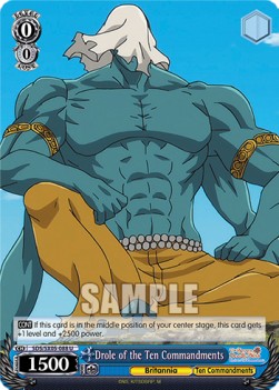 Drole of the Ten Commandments (V.1 - Uncommon) - The Seven Deadly Sins: Revival of The Commandments