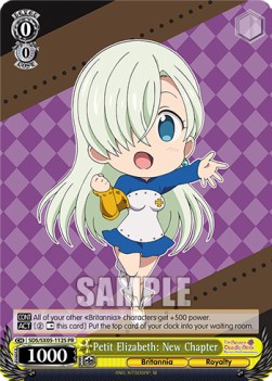 Petit Elizabeth: New Chapter (V.2 - Super Rare) - The Seven Deadly Sins: Revival of The Commandments