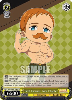 Petit Escanor: New Chapter (V.2 - Super Rare) - The Seven Deadly Sins: Revival of The Commandments