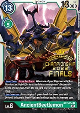AncientBeetlemon (BT7-054) - Championship 2022 Promos