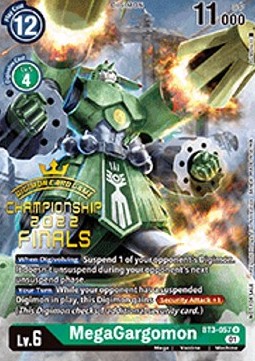 MegaGargomon (BT3-057) - Championship 2022 Promos